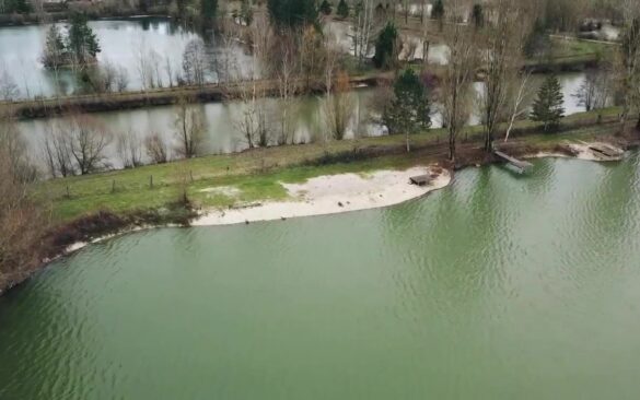 Le Carpodrôme, étang de pêche de 1,8ha à Rumilly-lès-Vaudes, Aube (10) - Domaine de Rumilly